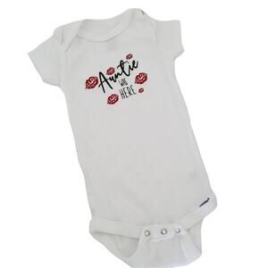 3-6M Gerber Auntie bodysuit